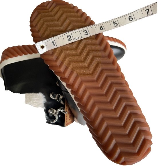 SKECHERS JAGGED POND - NO REGRETS Synthetic and leather outsole Black Size 9 - Picture 10 of 11